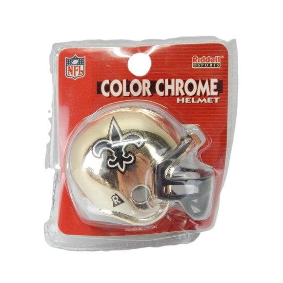New Riddle Sports Mini Color Chrome Football Helme - Picture 9 of 16
